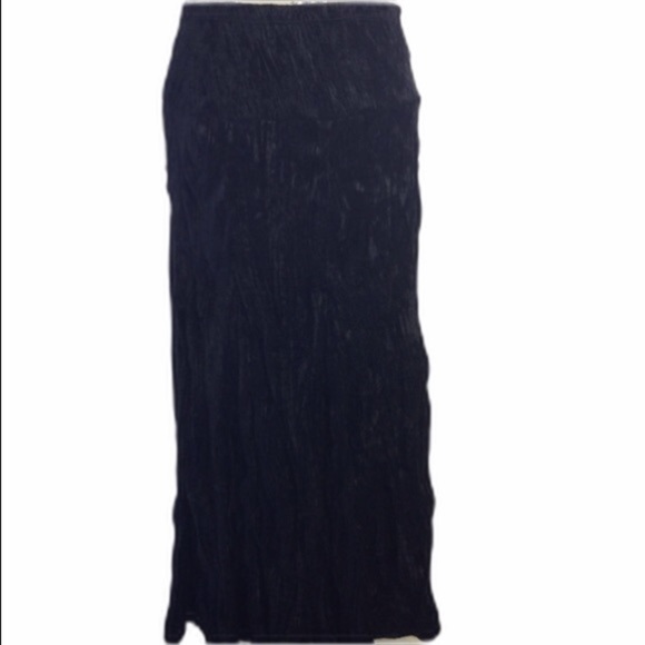 NY Collection Dresses & Skirts - NY Collection Soft Black Long Skirt M